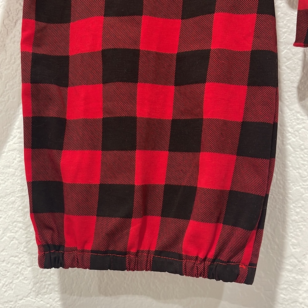 Baby Plaid Gown - Picture 2 of 2